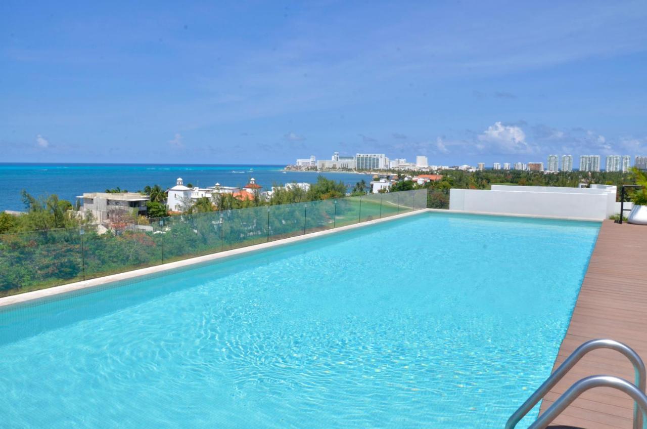 Takh Sea View Apartment Cancún Esterno foto