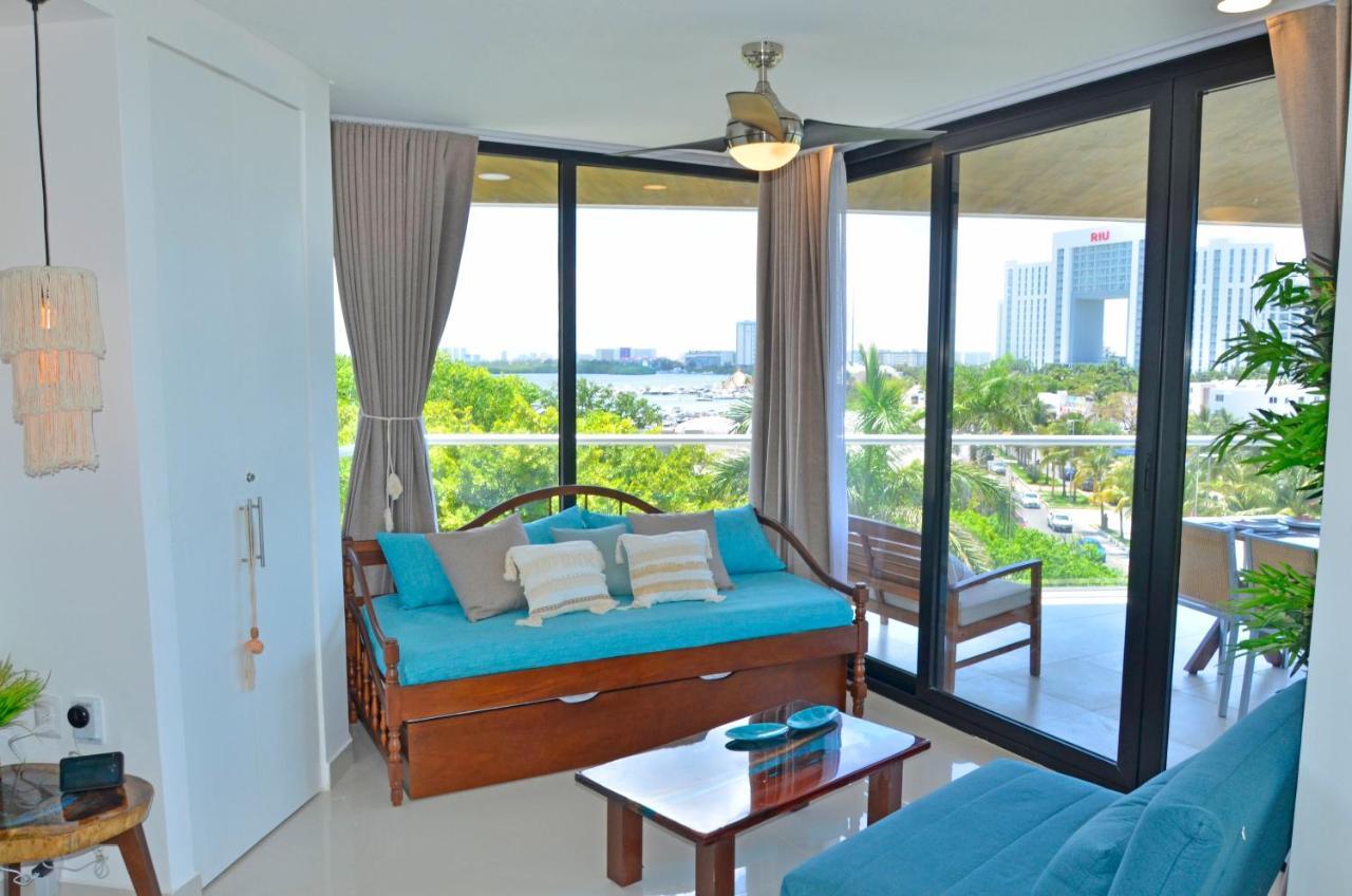 Takh Sea View Apartment Cancún Esterno foto